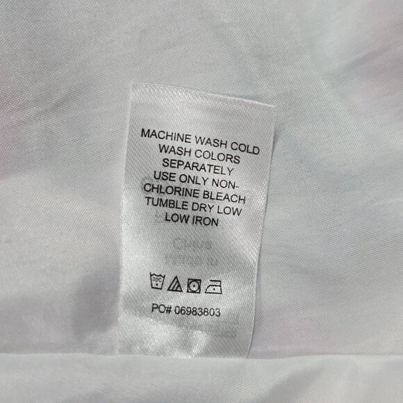 Jessica London Plus 18W White Floral Sleeveless Fit & Flare Dress V-Neck - Picture 9 of 12